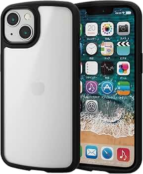 Amazon.co.jp: エレコム iPhone 13/ハイブリッドケース/シルキークリア